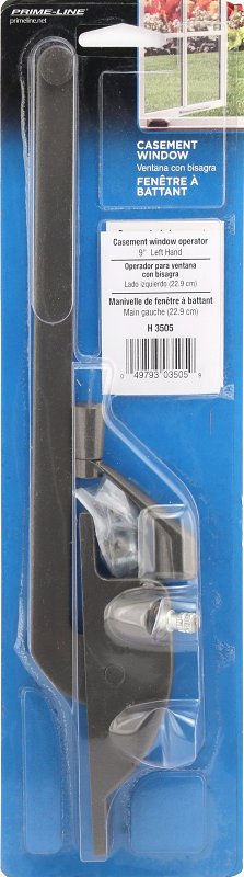 Prime-Line H 3505 Window Operator, 9 in L x 3-7/8 in W x 13-1/4 in H Dimensions, For: Older Steel Framed Windows