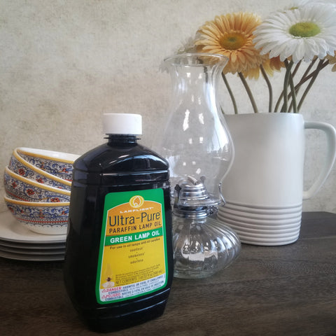 Lamplight Farms Ultra-Pure Clean Burn Lamp Oil Green 32 oz, Pack of 12