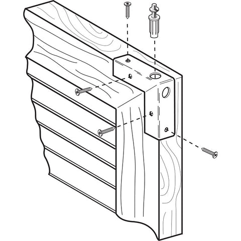 Prime-Line N 7193 Corner Repair Bracket, Aluminum, Zinc