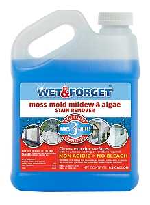 Wet & Forget 800003 Stain Remover, 0.5 gal, Slight Almond, Blue, Pack of 4