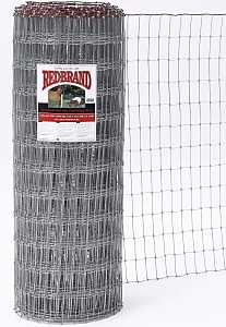 Red Brand Square Deal Tradition 70312 Horse Fence, 200 ft L, 48 in H, Non-Climb Mesh, 2 x 4 in Mesh, 12.5 ga Gauge