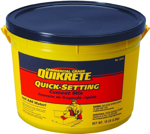 Quikrete 1240-11 Cement, Brown/Gray, 10 lb Pail