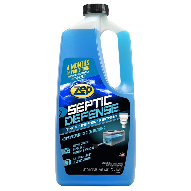 Zep ZLST648 Septic System Treatment, Liquid, Blue/Green, 64 oz – Shell ...