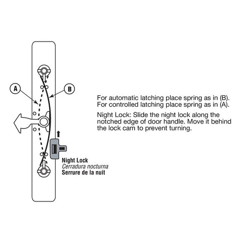 Prime-Line C 1064 Handleset, Aluminum, 2-1/8 in L