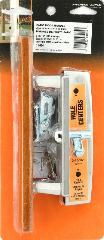 Prime-Line C 1064 Handleset, Aluminum, 2-1/8 in L