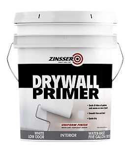 Zinsser 01500 Primer, 400 sq-ft Coverage Area, White, 5 gal