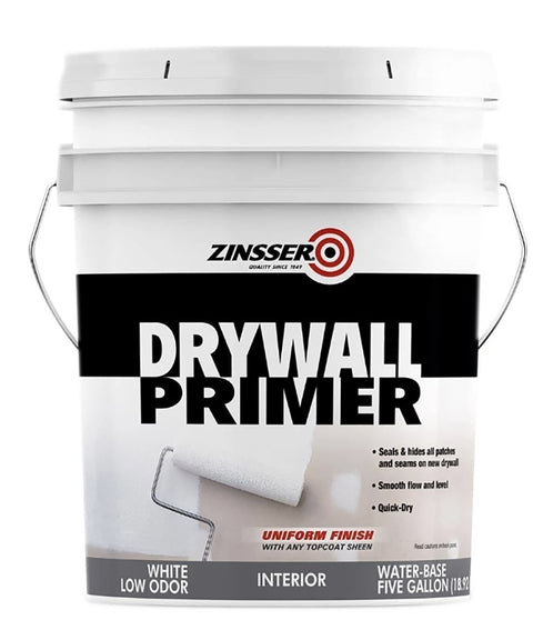 Zinsser 01500 Primer, 400 sq-ft Coverage Area, White, 5 gal