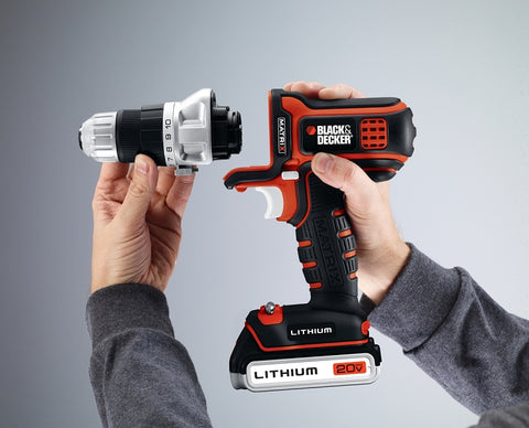Black+Decker BDCDMT120C Drill/Driver, Battery Included, 20 V, 3/8 in Chuck, Keyless Chuck