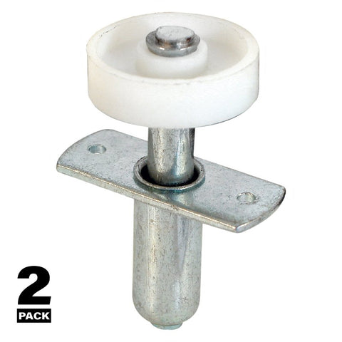 Prime-Line N 6614 Roller Guide, Steel, White