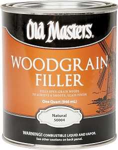 Old Masters 50004 Woodgrain Filler, Natural, Liquid, 1 qt, Can