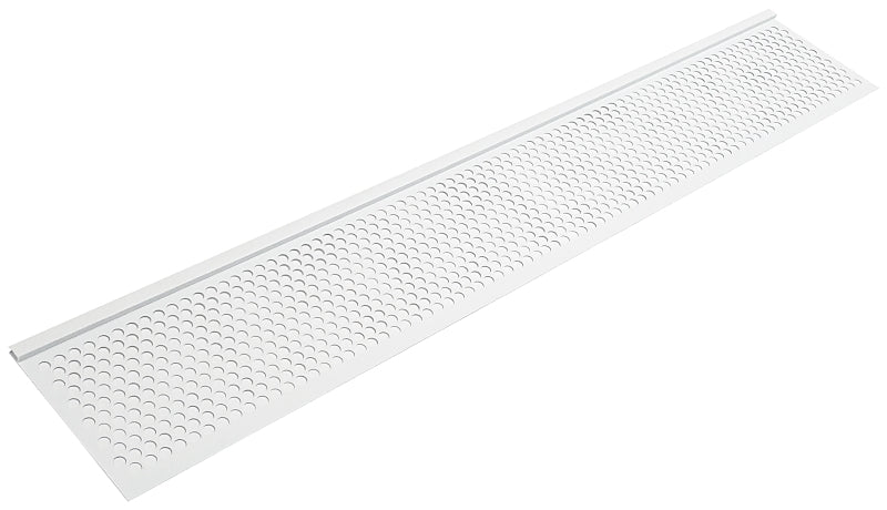 Frost King G636W Gutter Screen, 3 ft L, 6-5/8 in W, Vinyl, White ...