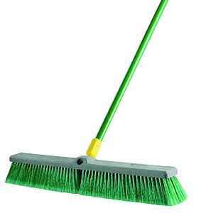Quickie 00538 Push Broom, 24 in Sweep Face, Polypropylene Bristle
