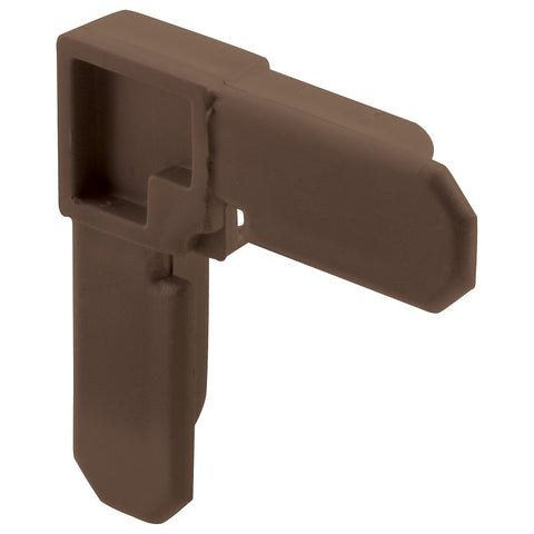 Prime-Line PL 14273 Square Cut Screen Frame Corner, Plastic, Bronze