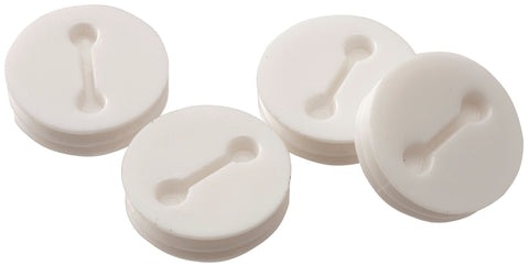 Hubbell 5269-1 Closure Plug, 1/2 in, Nonmetallic, White