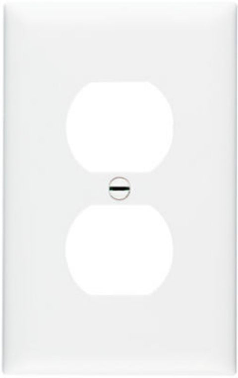 Legrand TradeMaster TPJ TPJ8WCC70 Wallplate, 4.9 in L, Jumbo, 1 -Gang, Nylon, White