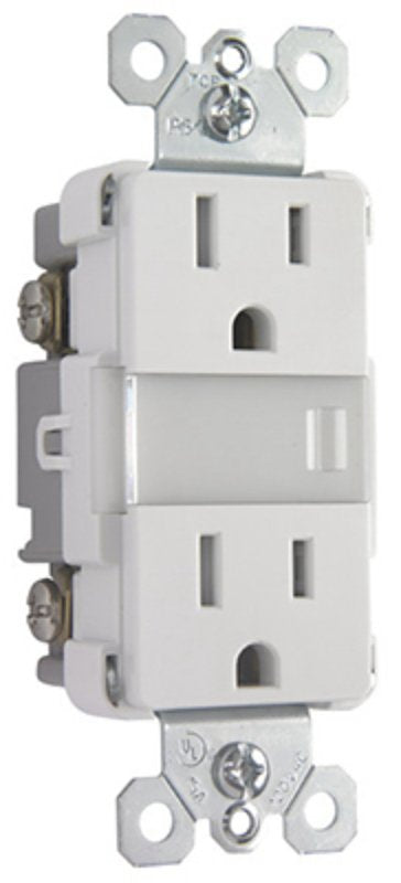 Legrand Radiant Series NTL885TRLACC6 Nightlight with Outlets, 15 A, 120/125 V, LED Lamp, Light Almond