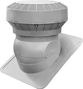 Duraflo 60PRO117G Roof Vent, Polypropylene, Gray
