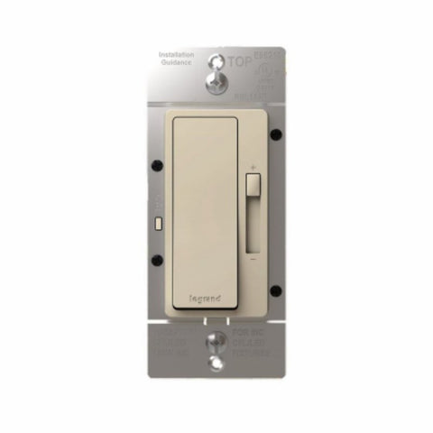 Legrand radiant Series RHL153PLA Advanced Dimmer, 1.25 A, 120 V, 150 W, CFL, Incandescent, LED Lamp, 3-Way