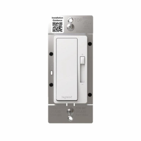Legrand radiant Series RHL153PW Advanced Dimmer, 1.25 A, 120 V, 150 W, CFL, Incandescent, LED Lamp, 3-Way, White