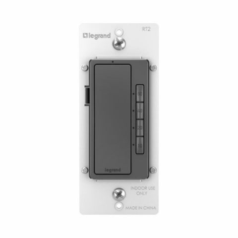 Legrand radiant RT2BKCCV4 4-Button Digital Timer, 15 A, 10 to 60 min Time Setting, Black