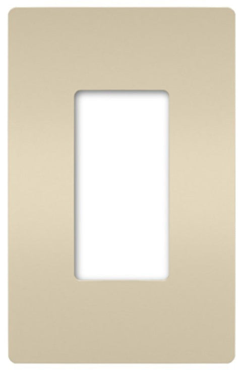 Legrand radiant RWP26LACC6 Switch Wallplate, 4.94 in L, 3.15 in W, 1 -Gang, Polycarbonate, Light Almond