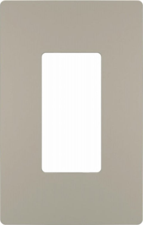 Pass & Seymour radiant Series RWP26NICC6 Wallplate, 4-1/2 in L, 3.15 in W, 1-Gang, Polycarbonate, Nickel, Metallic