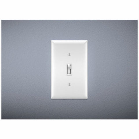Pass & Seymour TSDCL303PWCCV6 Slide Dimmer Switch, 2.5 A, 120 V, 3-Position, SPDT, Back Wire Terminal, White