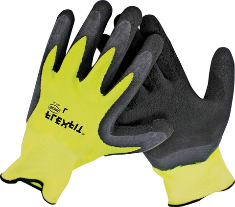 Boss Tactile Grip Series B31282-S Regular Weight Coated Gloves, S, 7-1/4 to 7-5/8 in L, Knit Cuff, Latex Coating
