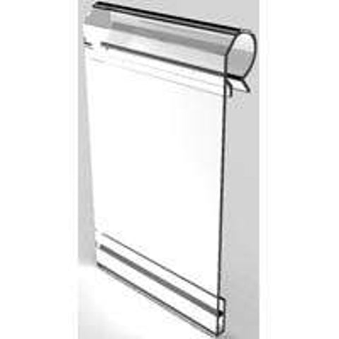 Southern Imperial Data-Trax RCH-350-275 Label Holder, Large, Plastic, Clear, Pack of 100