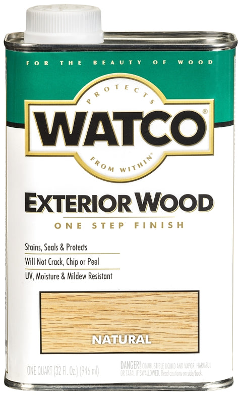 WATCO 67741 Wood Finish, Liquid, Natural, 1 qt Can