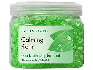 Smells Begone 52512 Odor Neutralizing Gel, 12 oz, Jar, Calming Rain, 450 sq-ft Coverage Area