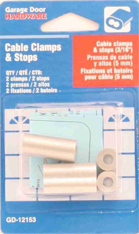 Prime-Line GD 12153 Cable Ferrule and Stop, 3/16 in Dia Dimensions, Aluminum