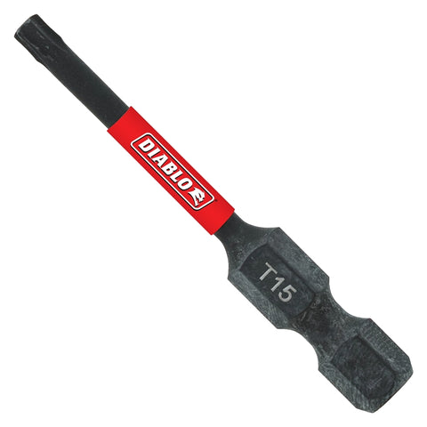Diablo DT152P5 Drive Bit, #15 Drive, Torx Drive, 1/4 in Shank, Hex Shank, 2 in L