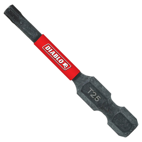 Diablo DT252P5 Drive Bit, #25 Drive, Torx Drive, 1/4 in Shank, Hex Shank, 2 in L