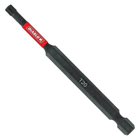 Diablo DT2035P1 Drive Bit, #20 Drive, Torx Drive, 1/4 in Shank, Hex Shank, 3-1/2 in L