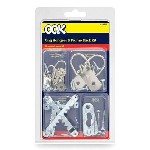Hillman 59242 Picture Hanger Kit, Steel, Zinc