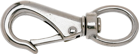 Baron 251S-3 Swivel Eye Snap, 749 lb Working Load, Stainless Steel, Polished