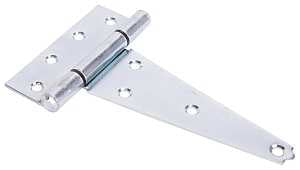ProSource HTH-Z06-013L T-Hinge, Steel, Zinc, Fixed Pin, 180 deg Range of Motion, 48 (Pc) lb