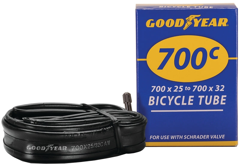 【SEAL限定商品】 Rubber, Butyl Tube, Bicycle 91082 Kent Black, 25 x 700c For: アイドル