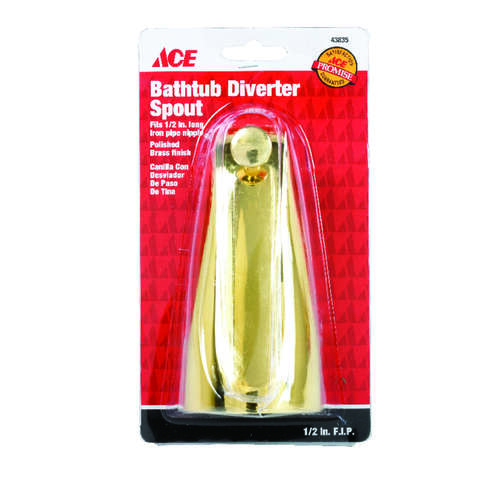 Ace Polished Brass Tub Spout