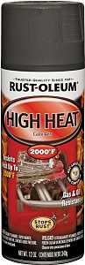 Rust-Oleum 248903 Engine Spray Paint, Oil Base, Flat, Black, 12 oz Can