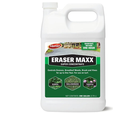 Martin's 82002489 Weed Killer, Liquid, Clear/Yellow, 1 gal Can