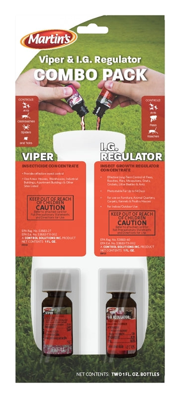 Martin's 82005006 Viper/IGR Combo Pack, Liquid, Indoor, 1 oz