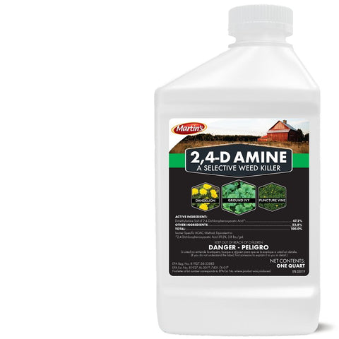 Martin's 82210012 Weed Killer, Liquid, Clear Pale, 1 qt