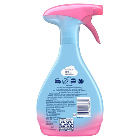 febreze 08936 Fabric Refresher, 14.8 fl-oz, Liquid, Downy April Fresh, Clear/Light Yellow