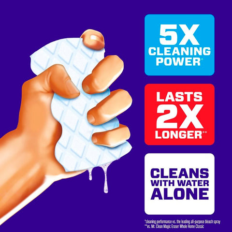 Mr Clean Magic Eraser 030772228750 Whole Home Extra Durable Sponge