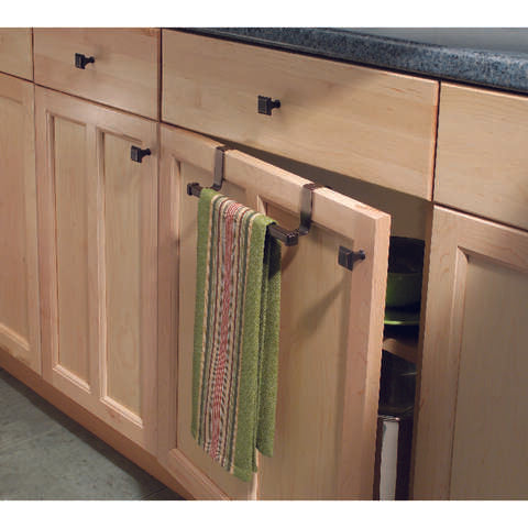 iDesign Bronze Towel Bar 9.7 in. L Metal
