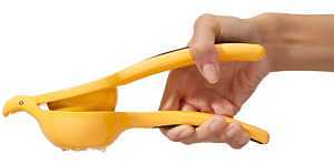 Good Grips 1057962 Citrus Squeezer, 10-1/2 in L, 1-1/2 in W, 4.24 in H, Aluminum