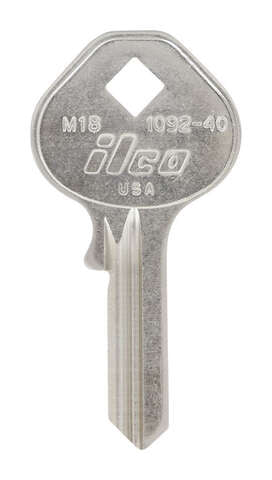 HILLMAN Traditional Key Padlock Universal Key Blank Single, Pack of 10