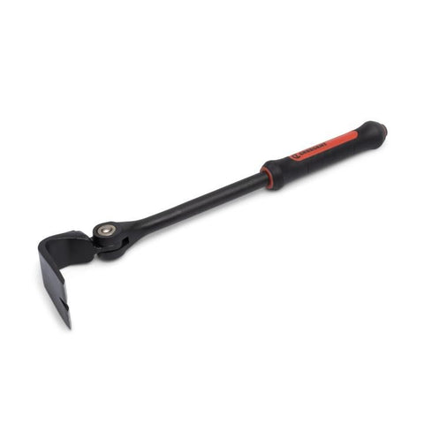 Crescent CODE RED Series DB18X-06 Pry Bar, 18 in L, Flat End, Nail Slot Tip, Steel, Black, 4-1/8 in W